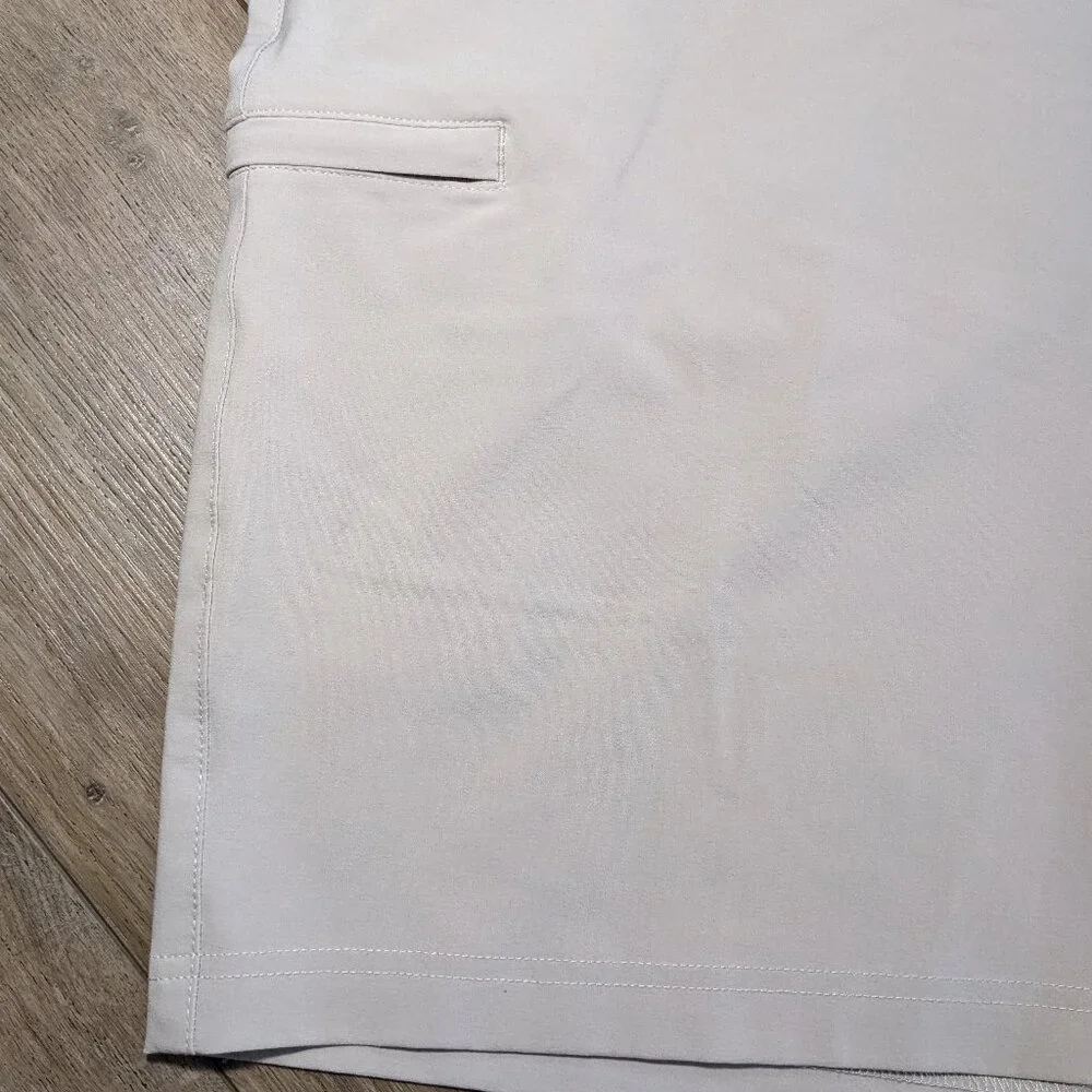 Columbia PFG Chino Shorts Men's 36x10 Khaki Beige Omni-Shield